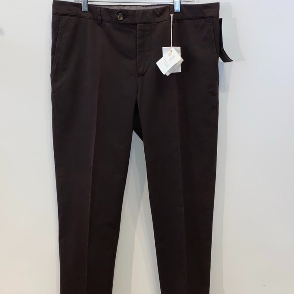 Brunello Cucinelli Pants Size 38 US Brown Italy 54